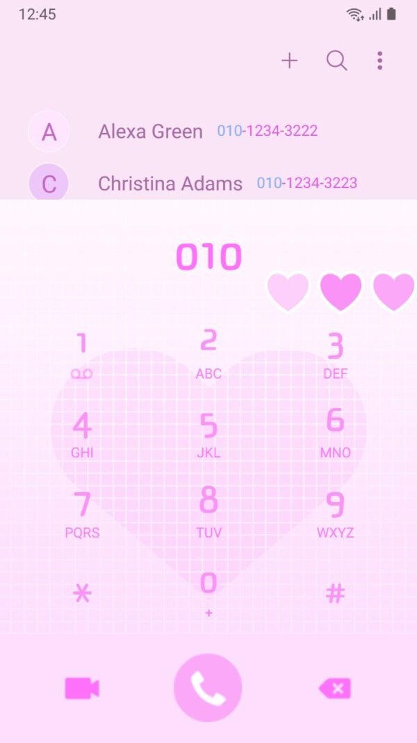 Samsung Themes: ❤️Mun❤️ Heart Glow ~❤️ Premium Theme soft pink hearts for a loving vibe - Image 3