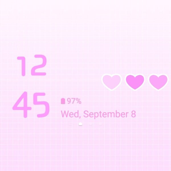 Samsung Themes: ❤️Mun❤️ Heart Glow ~❤️ Premium Theme soft pink hearts for a loving vibe - Image 8