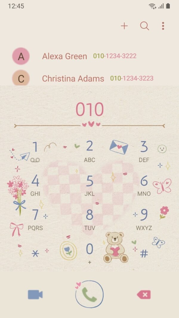 Samsung Themes: ❤️Mun❤️ Falling in Love ~❤️ Premium Theme romantic vibes with cute hearts and teddy bear - Image 3