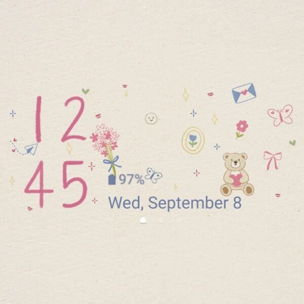 Samsung Themes: ❤️Mun❤️ Falling in Love ~❤️ Premium Theme romantic vibes with cute hearts and teddy bear - Image 8