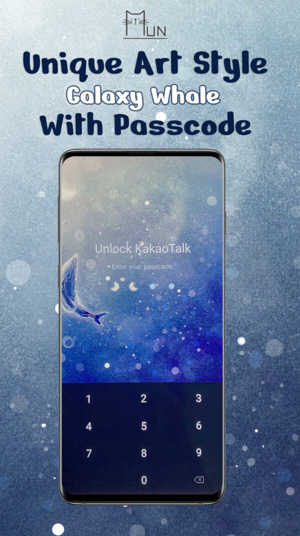 KakaoTalk Themes: Galaxy Whale - Image 4