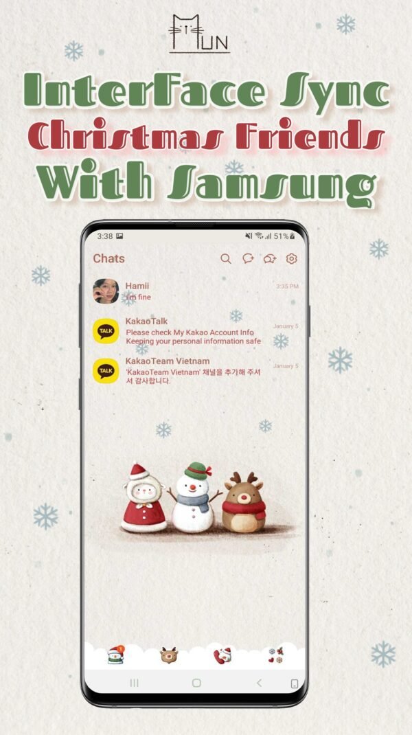 KakaoTalk Themes: Christmas Friends - Image 2