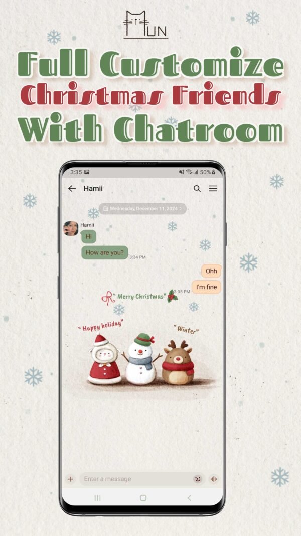 KakaoTalk Themes: Christmas Friends - Image 3