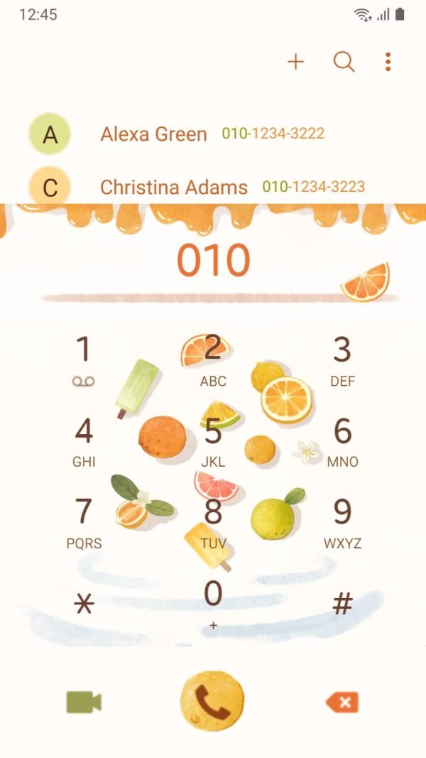 Samsung Themes: [Sim] Citrus Summer ~ Premium Theme lemon and freshness of summer - Image 3