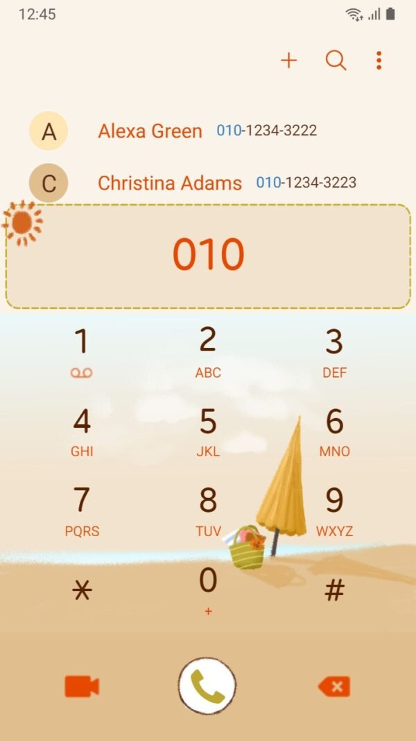 Samsung Themes: [Sim] Bikini on the beach ~ Premium Theme enjoy the coolness of summer at the beach - Image 3