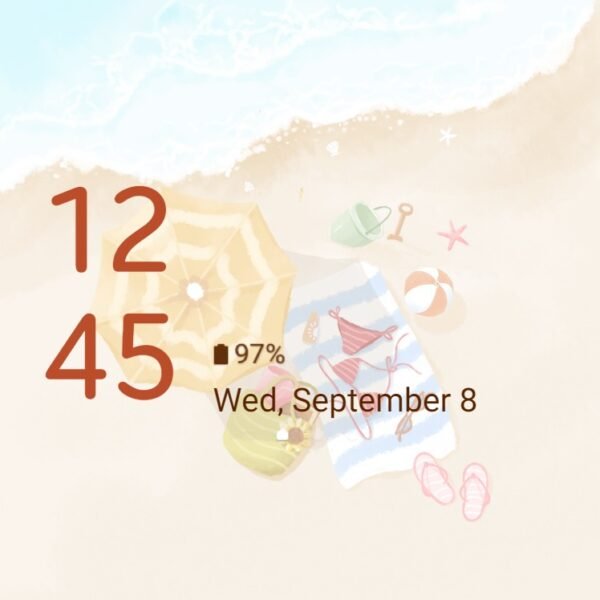 Samsung Themes: [Sim] Bikini on the beach ~ Premium Theme enjoy the coolness of summer at the beach - Image 8