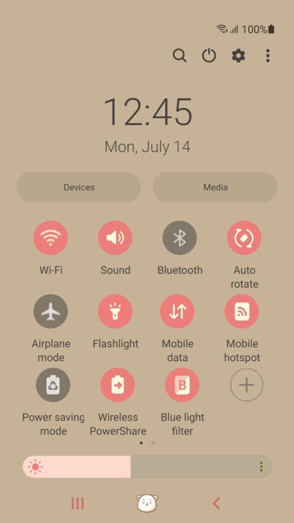 Samsung Themes: [Sim] Strawberry Bear Cake ~ Premium Theme the sweetness of a delicious cake - Image 5