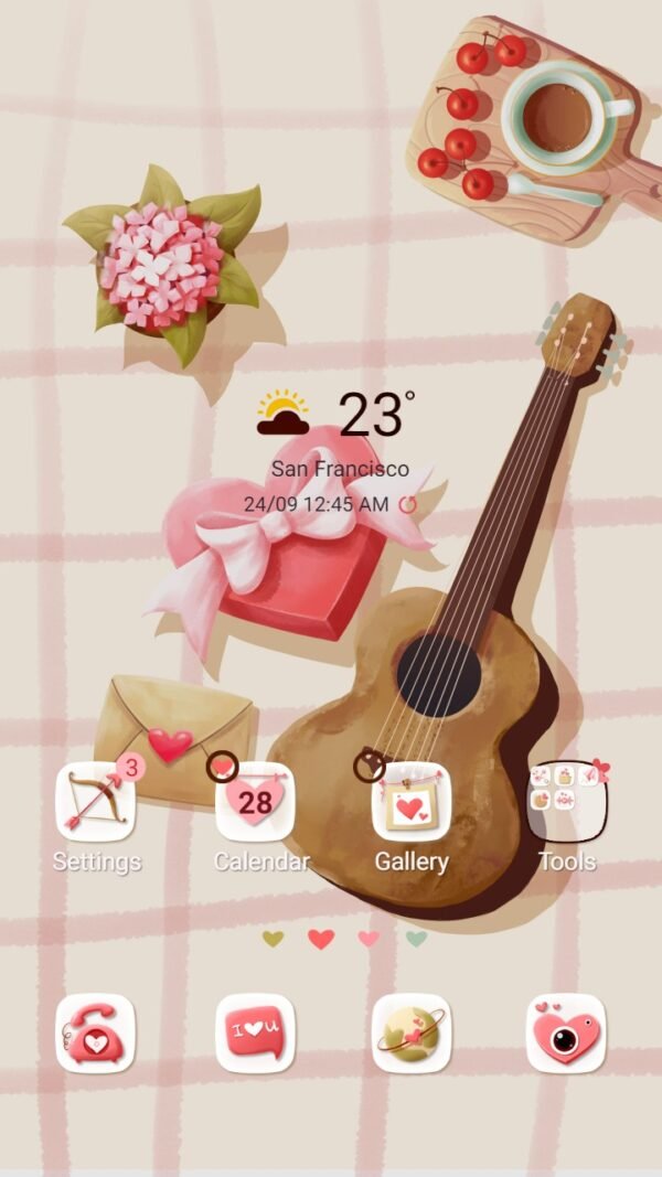 Samsung Themes: [Sim] Gift of Love ~ Premium Theme the happiness from love gifts