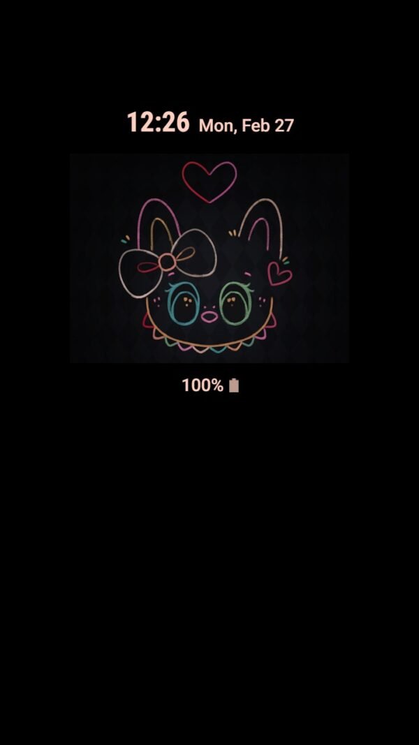 Samsung Themes: [Sim] The Neon Monster ~ Premium Theme the cute monster exciting macaron vinyl face - Image 7