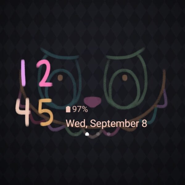 Samsung Themes: [Sim] The Neon Monster ~ Premium Theme the cute monster exciting macaron vinyl face - Image 8