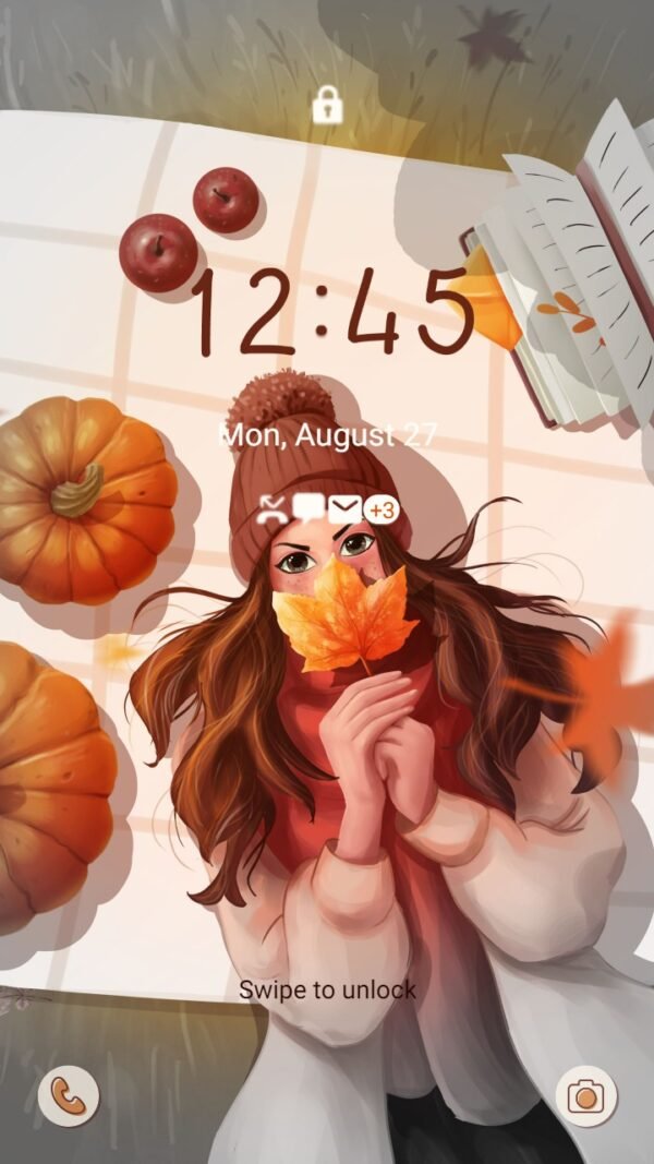 Samsung Themes: [Sim] Girl Vibes ~ Premium Theme use if you're an autumn lover - Image 2