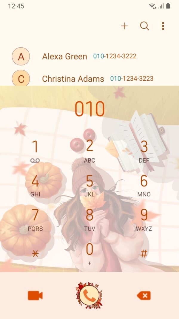 Samsung Themes: [Sim] Girl Vibes ~ Premium Theme use if you're an autumn lover - Image 3
