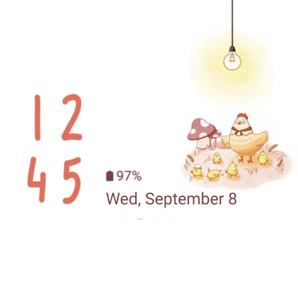 Samsung Themes: [Sim] Cheerful Chickens ~ Premium Theme featuring a playful flock of chickens - Image 8