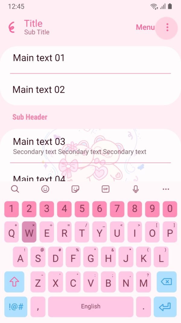 Samsung Themes: ❤️Mun❤️ Love Bears ~❤️ Premium Theme adorable bear couple in love - Image 6