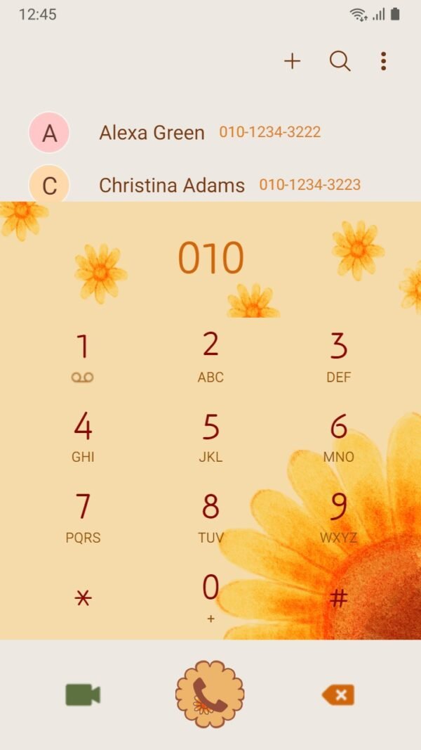 Samsung Themes: ❤️Mun❤️ Floral Elegance ~❤️ Premium Theme graceful flowers cascading gently - Image 3
