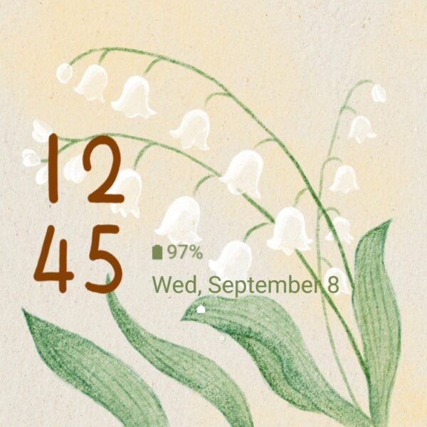 Samsung Themes: ❤️Mun❤️ Floral Elegance ~❤️ Premium Theme graceful flowers cascading gently - Image 8