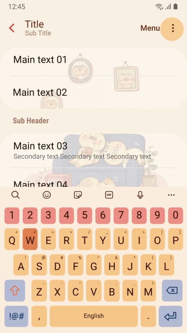 Samsung Themes: ❤️Mun❤️ Sleepy Cats ~❤️ Premium Theme with cute cozy cat family relaxing theme for a comfy vibe. - Image 6