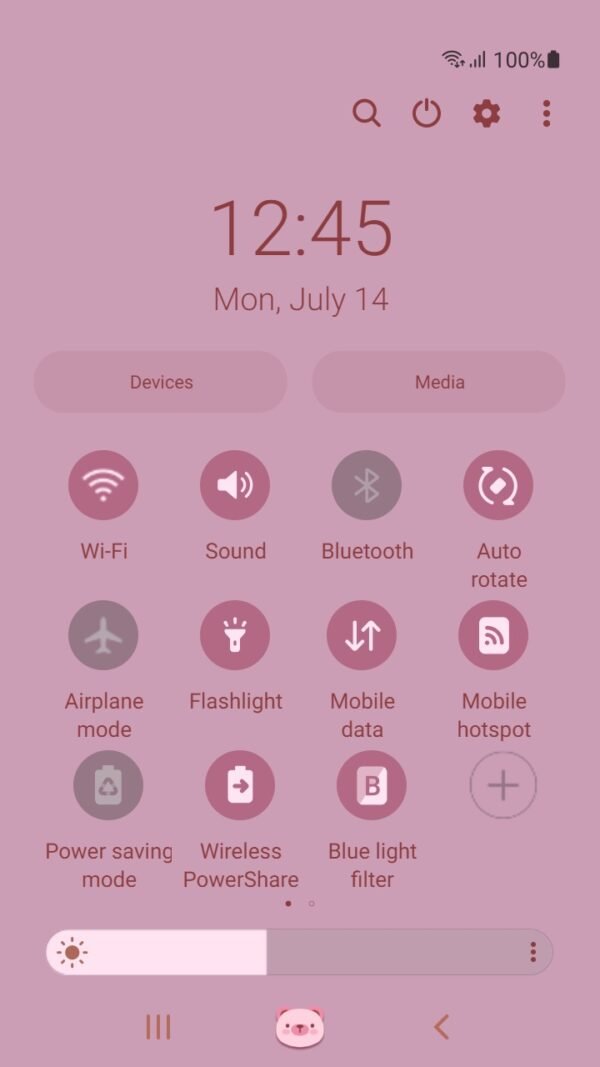Samsung Themes: ❤️Mun❤️ Pinky Bear ~❤️ Premium Theme adorable bear in soft pink hues - Image 5