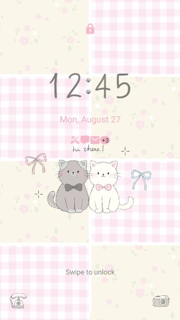 Samsung Themes: ❤️Mun❤️ Good Vibe Cats ~❤️ Premium Theme charming cats with 'good vibes only' - Image 2