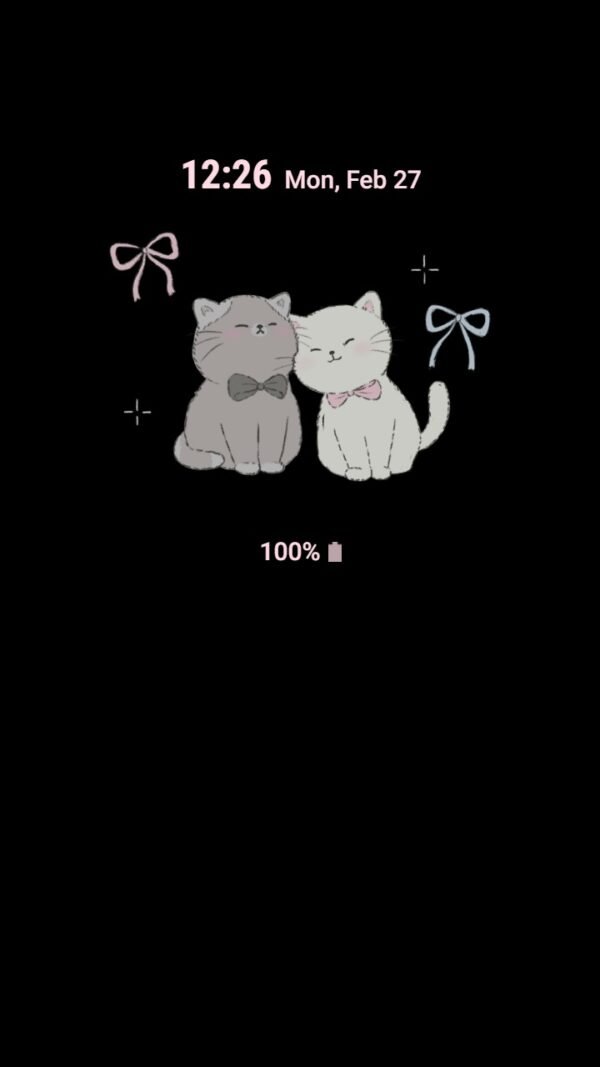 Samsung Themes: ❤️Mun❤️ Good Vibe Cats ~❤️ Premium Theme charming cats with 'good vibes only' - Image 7