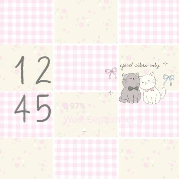 Samsung Themes: ❤️Mun❤️ Good Vibe Cats ~❤️ Premium Theme charming cats with 'good vibes only' - Image 8