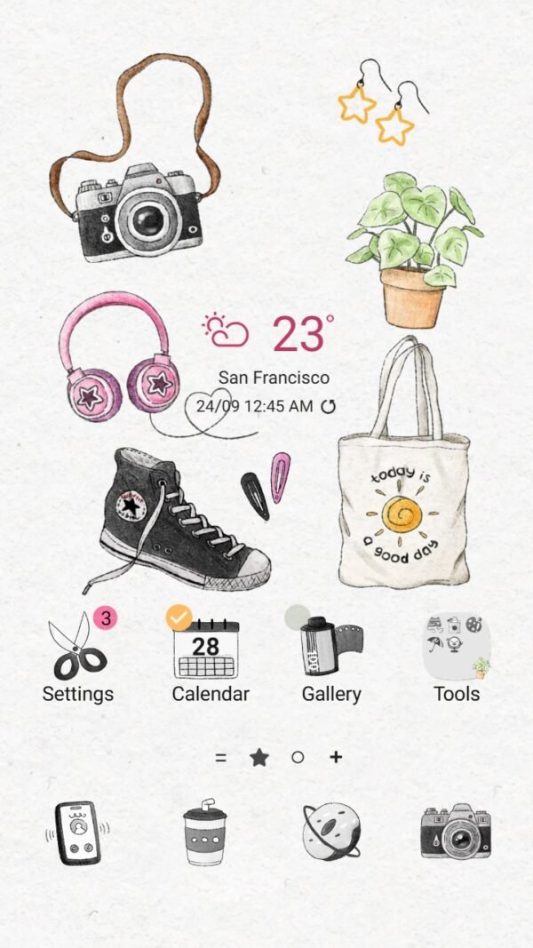 Samsung Themes: ❤️Mun❤️ Girl Personality Style ~❤️ Premium Theme stylish essentials for a cool day for cool girls