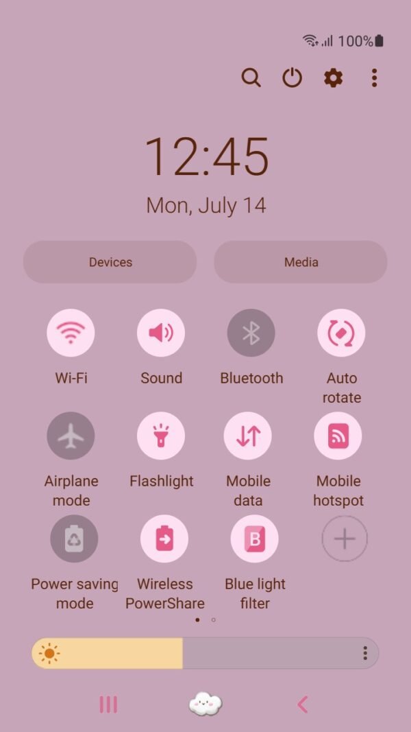 Samsung Themes: ❤️Mun❤️ Dreamy Skies ~❤️ Premium Theme adorable clouds and rainbows in pastel hues - Image 5