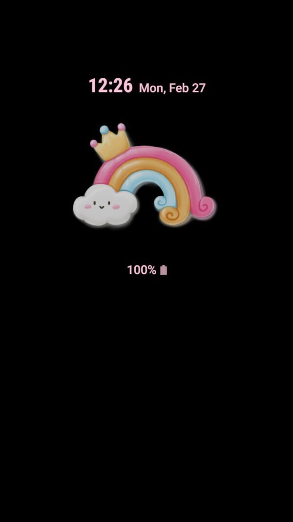 Samsung Themes: ❤️Mun❤️ Dreamy Skies ~❤️ Premium Theme adorable clouds and rainbows in pastel hues - Image 7