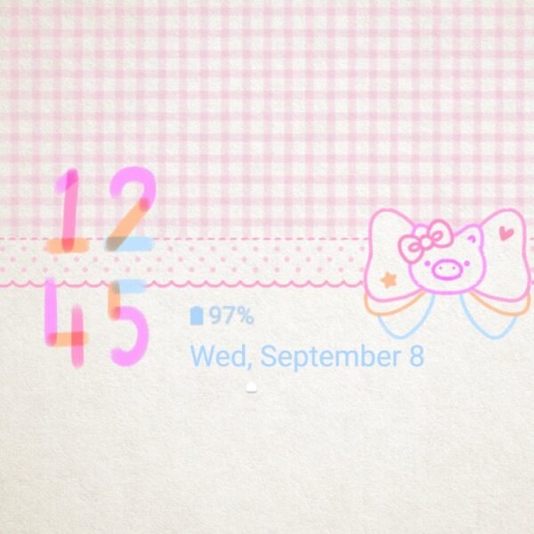 Samsung Themes: ❤️Mun❤️ Piggy Bow ~❤️ Premium Theme adorable pig with a pastel bow - Image 8