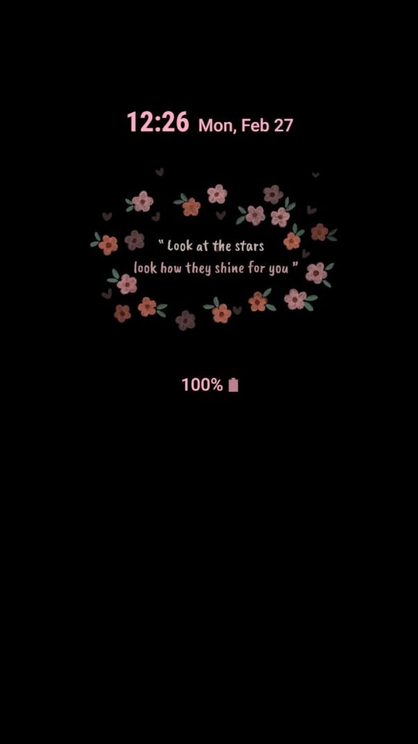 Samsung Themes: ❤️Mun❤️ Floral Notes ~❤️ Premium Theme inspiring floral quotes for a gentle touch - Image 7