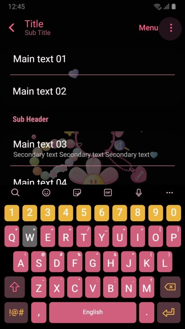 Samsung Themes: ❤️Mun❤️ Night Charm ~❤️ Premium Theme with vibrant charms shining in the dark - Image 6