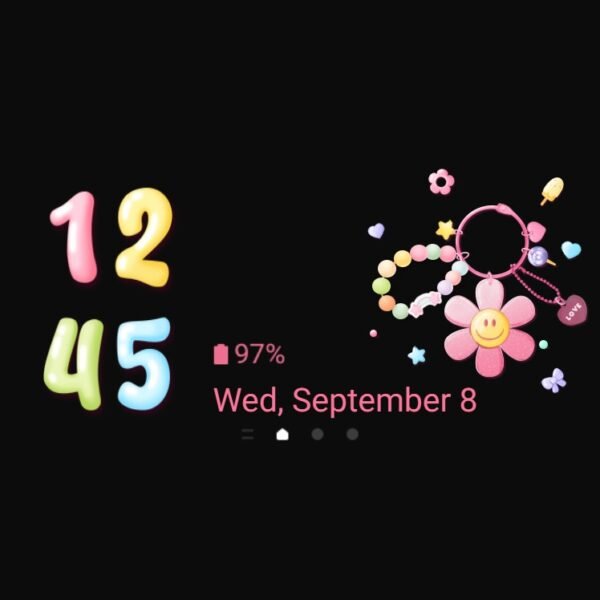 Samsung Themes: ❤️Mun❤️ Night Charm ~❤️ Premium Theme with vibrant charms shining in the dark - Image 8