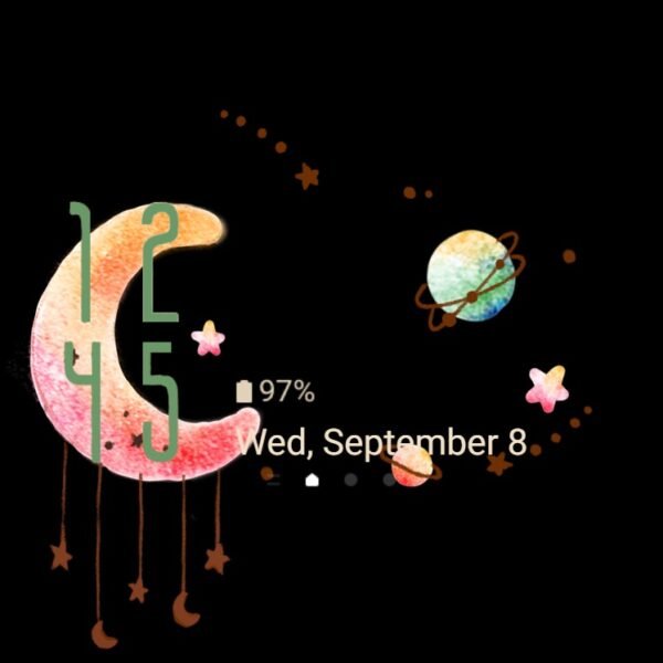 Samsung Themes: ❤️Mun❤️ Dreamy Galaxy ~❤️ Premium Theme explore a pastel, dreamy galaxy on your screen - Image 8