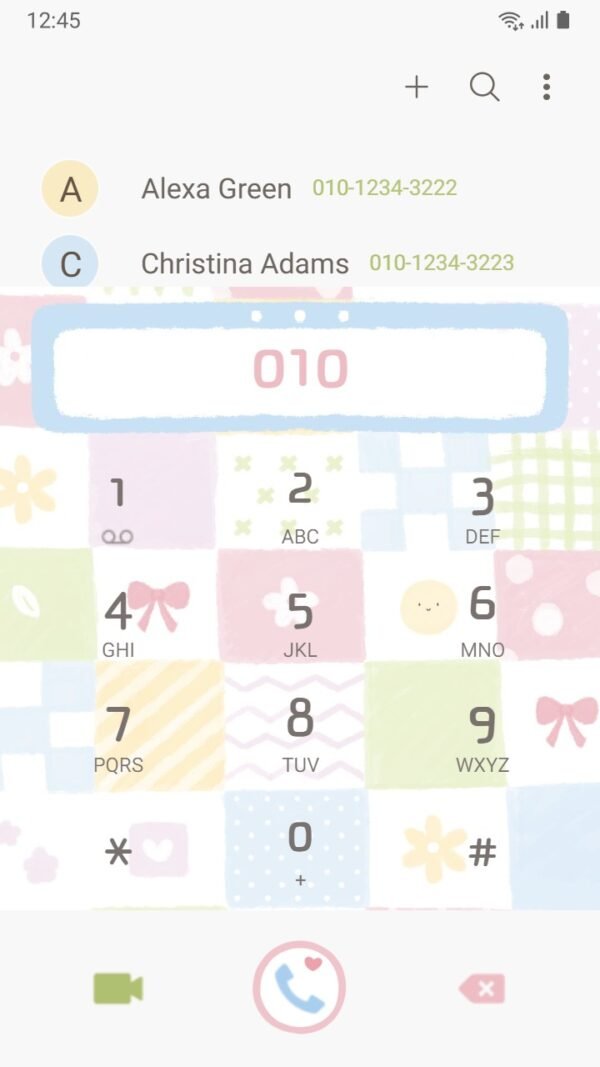 Samsung Themes: ❤️Mun❤️ Patchwork Pastels ~❤️ Premium Theme soft pastel patchwork pattern with playful icons for a cheerful - Image 3
