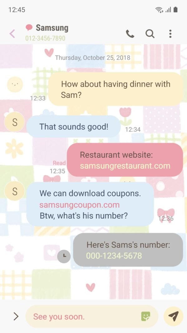 Samsung Themes: ❤️Mun❤️ Patchwork Pastels ~❤️ Premium Theme soft pastel patchwork pattern with playful icons for a cheerful - Image 4