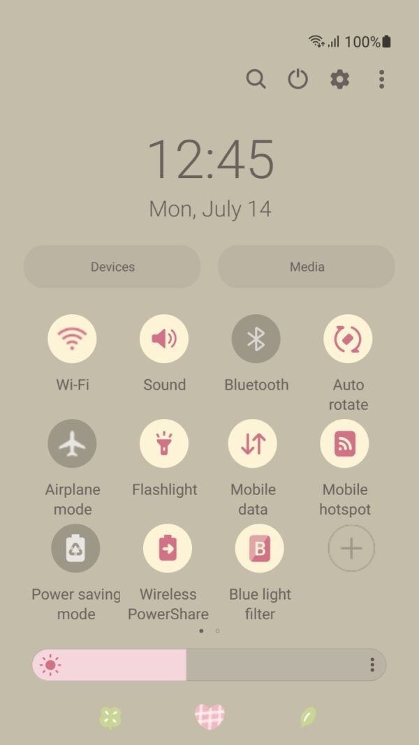Samsung Themes: ❤️Mun❤️ Patchwork Pastels ~❤️ Premium Theme soft pastel patchwork pattern with playful icons for a cheerful - Image 5