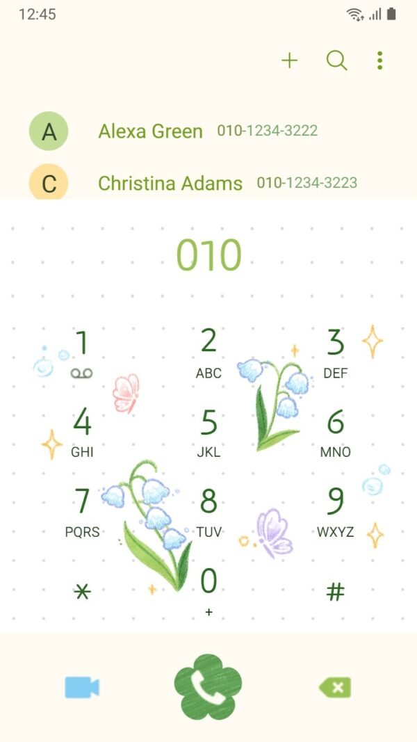Samsung Themes: ❤️Mun❤️ New Year Dreams ~❤️ Premium Theme welcome 2025 with fresh dreams and floral elegance - Image 3
