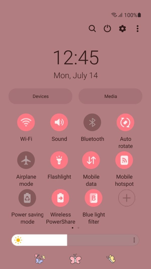 Samsung Themes: ❤️Mun❤️ Butterfly Bliss ~❤️ Premium Theme celebrate the beauty of change with pastel butterflies - Image 5