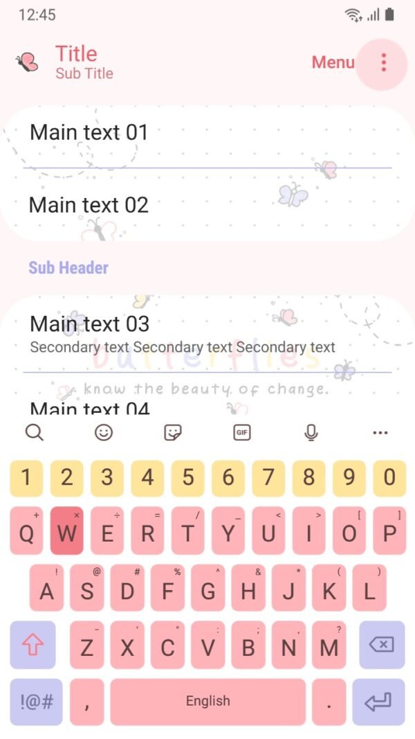 Samsung Themes: ❤️Mun❤️ Butterfly Bliss ~❤️ Premium Theme celebrate the beauty of change with pastel butterflies - Image 6