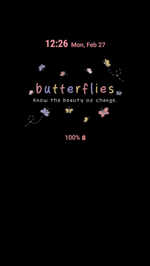 Samsung Themes: ❤️Mun❤️ Butterfly Bliss ~❤️ Premium Theme celebrate the beauty of change with pastel butterflies - Image 7
