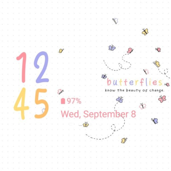 Samsung Themes: ❤️Mun❤️ Butterfly Bliss ~❤️ Premium Theme celebrate the beauty of change with pastel butterflies - Image 8