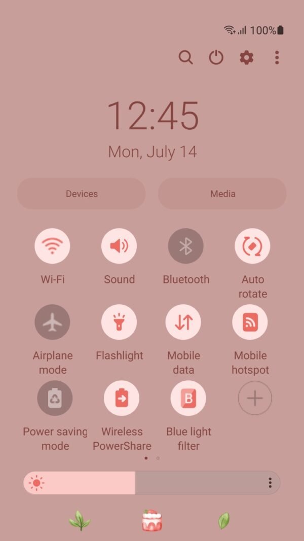 Samsung Themes: ❤️Mun❤️ Strawberry vibes ~❤️ Premium Theme a refreshing of strawberry and tropical fruits - Image 5