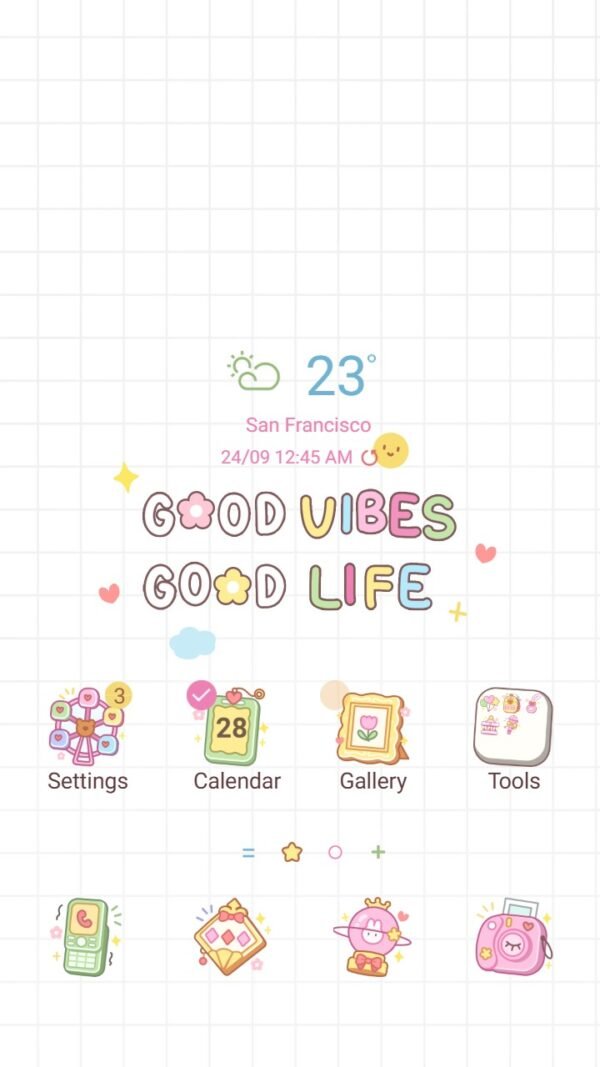 Samsung Themes: ❤️Mun❤️ Pastel Dreams ~❤️ Premium Theme brighten your phone with elegant floral themes