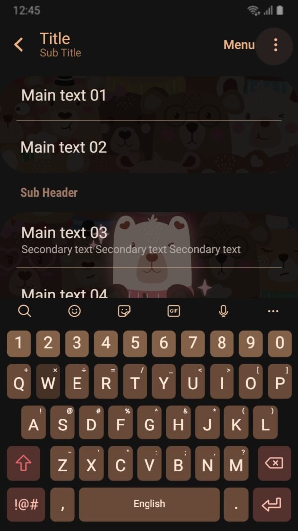 Samsung Themes: ❤️Mun❤️ Bright Bear ~❤️ Premium Theme brighten your screen with adorable bears - Image 6