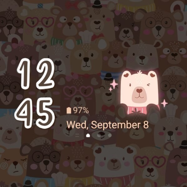 Samsung Themes: ❤️Mun❤️ Bright Bear ~❤️ Premium Theme brighten your screen with adorable bears - Image 8