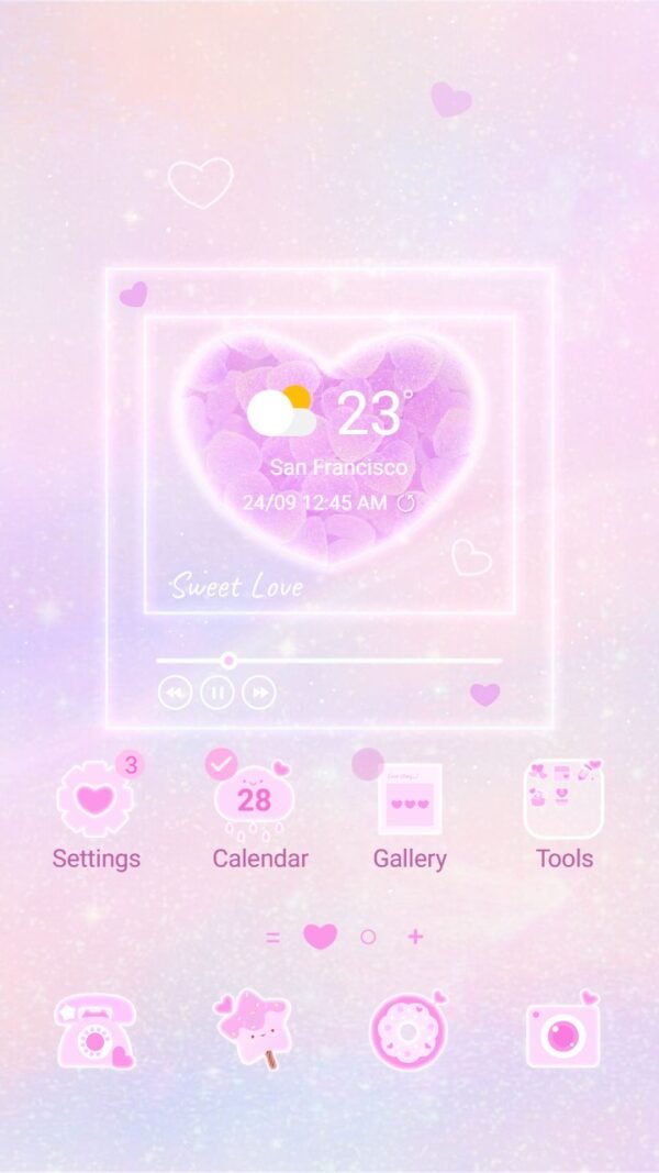 Samsung Themes: ❤️Mun❤️ Sweet Pastel Love ~❤️ Premium Theme Brighten your screen with soft, loving hues