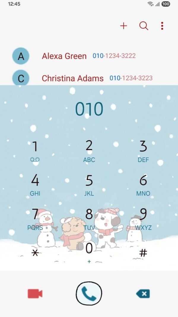 Samsung Themes: ❤️Mun❤️ Snow Puppies ~❤️ Premium Theme cozy pups in a snowy wonderland - Image 3