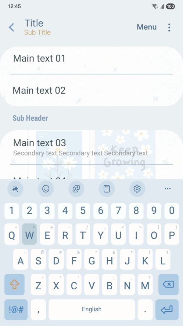 Samsung Themes: ❤️Mun❤️ Daisy Bliss ~❤️ Premium Theme soft blue daisies for a fresh look - Image 6