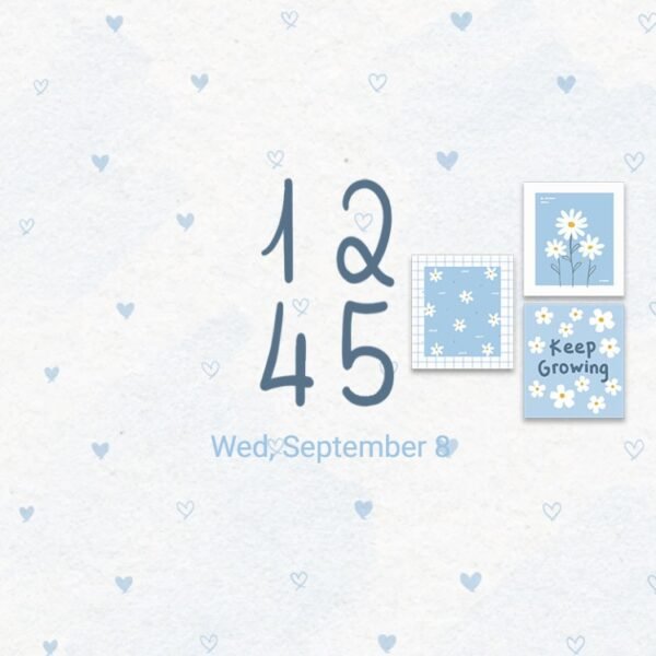 Samsung Themes: ❤️Mun❤️ Daisy Bliss ~❤️ Premium Theme soft blue daisies for a fresh look - Image 8