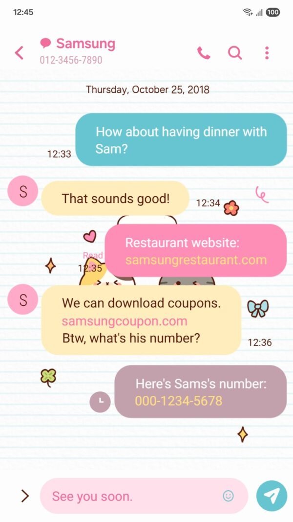 Samsung Themes: ❤️Mun❤️ Purry Cute ~❤️ Premium Theme adorable cats for a cozy vibe - Image 4